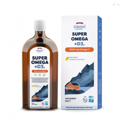 Super Omega + D3 2900mg Omega 3 (liquid)